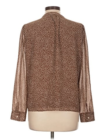 J.Crew Factory Store Long Sleeve Blouse (view 2)