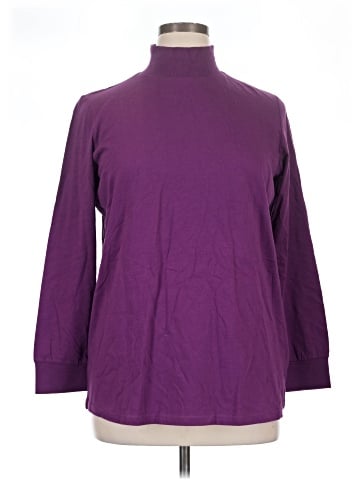Woman Within Long Sleeve Turtleneck (view 1)