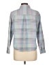 L.L.Bean 100% Cotton Tweed Blue Long Sleeve Button-Down Shirt Size L (petite) - photo 2