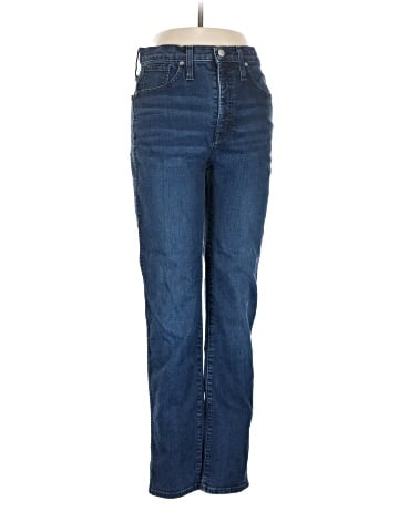 Madewell Tall Stovepipe Jeans in Birchland Wash (view 1)