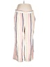 Old Navy Stripes Ivory Linen Pants Size Lg Petite - photo 1