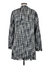 Kate Spade New York Houndstooth Checkered-gingham Black Gray Coat Size 6 - photo 2
