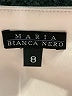 Maria Bianca Nero 100% Polyester White Cocktail Dress Size 8 - photo 4