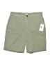 Ecru Solid Green Khaki Shorts Size 10 - photo 1