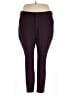 Lands' End Solid Burgundy Dress Pants Size 22W - photo 1