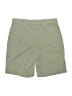 Ecru Solid Green Khaki Shorts Size 10 - photo 2