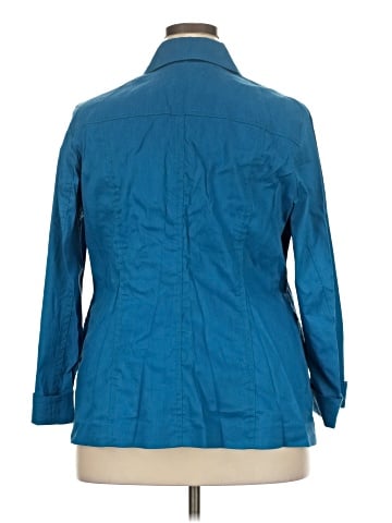 Coldwater Creek 3/4 Sleeve Button-Down Shirt (view 2)