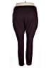 Lands' End Solid Burgundy Dress Pants Size 22W - photo 2