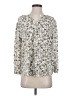 Fun2Fun Animal Print Ivory 3/4 Sleeve Blouse Size S - photo 1