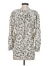 Fun2Fun Animal Print Ivory 3/4 Sleeve Blouse Size S - photo 2
