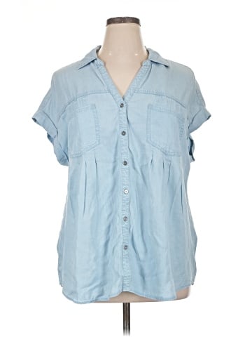 Style&Co Short Sleeve Blouse (view 1)