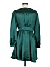 Assorted Brands 100% Polyester Solid Green Teal Cocktail Dress Size M - photo 2