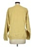 Bill Blass 100% Cotton Chevron-herringbone Yellow Pullover Sweater Size M - photo 2