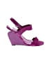 Calvin Klein 100% Leather Purple Wedges Size 7 - photo 1