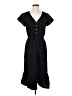 Dylan 100% Cotton Solid Black Casual Dress Size S - photo 1