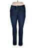 Levi's Solid Blue Jeans Size 18 - photo 1