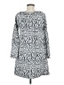 West Loop Graphic Gray Casual Dress Size M - photo 2