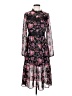 Nine West Floral Black Cocktail Dress Size 2 - photo 1