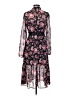 Nine West Floral Black Cocktail Dress Size 2 - photo 2