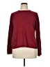 Banana Republic Burgundy Silk Pullover Sweater Size XL - photo 1