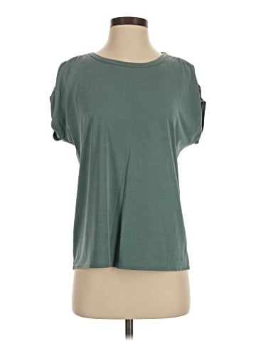 Green Envelope Short Sleeve Top (view 1)