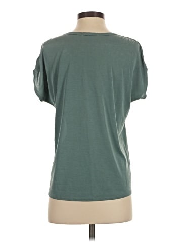 Green Envelope Short Sleeve Top (view 2)