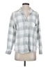 Grayson 100% Cotton Checkered-gingham Gray Long Sleeve Button-Down Shirt Size Sm (2) - photo 1