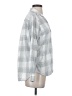 Grayson 100% Cotton Checkered-gingham Gray Long Sleeve Button-Down Shirt Size Sm (2) - photo 4