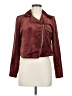 LC Lauren Conrad 100% Polyester Solid Burgundy Jacket Size M - photo 1