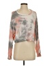 Le Lis Tie-dye Gray Sweatshirt Size S - photo 1