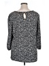 Adrianna Papell Gray 3/4 Sleeve Blouse Size 1X - photo 2