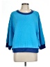 Unbranded 100% Cotton Color Block Blue Sweatshirt Size L (estimated) - photo 1