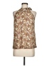 INC International Concepts Brown Sleeveless Blouse Size M - photo 1
