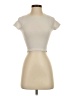 Out From Under Ivory Short Sleeve Turtleneck Size XS - photo 1