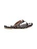 DV by Dolce Vita Animal Print Brown Flip Flops Size 9 1/2 - photo 1