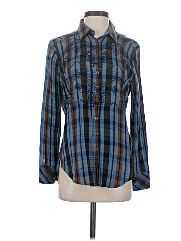 Free People Long Sleeve Button-Down Shirt (view 1)