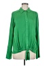 Ella Moss 100% Rayon Green Long Sleeve Blouse Size M - photo 1