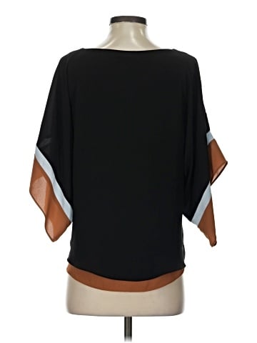 White House Black Market 3/4 Sleeve Blouse (view 2)