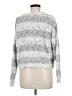 It's Our Time Tweed White Pullover Sweater Size M - photo 2