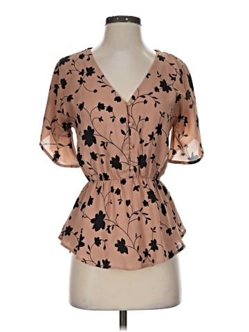 Sienna Sky Short Sleeve Blouse (view 1)
