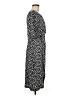 Connected Apparel Polka Dots Black Casual Dress Size 8 - photo 4