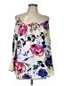 INC International Concepts 100% Polyester Ivory Sleeveless Blouse Size 12 - photo 1