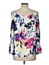 INC International Concepts 100% Polyester Ivory Sleeveless Blouse Size 12 - photo 2