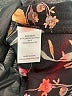 DR2 100% Polyester Floral Black Short Sleeve Blouse Size XL - photo 8