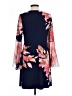 MSK Floral Blue Casual Dress Size L - photo 2