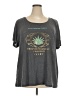 Wildfox Gray Short Sleeve T-Shirt Size XXL - photo 1