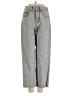 Stradivarius Chevron-herringbone Gray Jeans Size 2 - photo 1