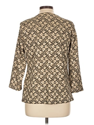 JM Collection 3/4 Sleeve Top (view 2)