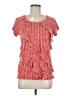 Bass Red Short Sleeve Blouse Size M - photo 1