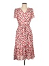 Talbots Hearts Red Casual Dress Size 10 Petite - photo 1